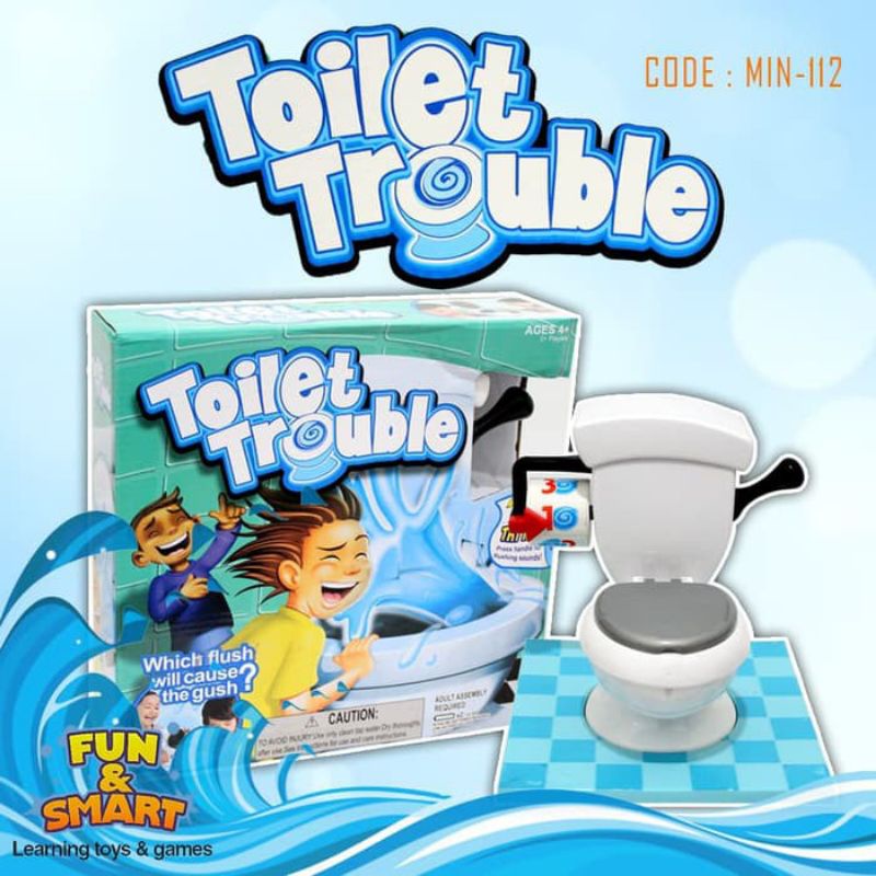 MAINAN ANAK MENYENANGKAN TOILET TROUBLE