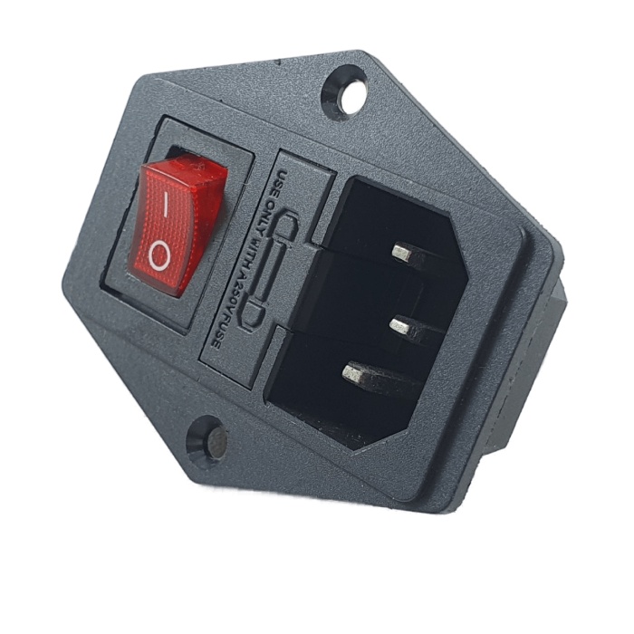 Socket AC 3 in 1 Saklar Fuse Holder Switch