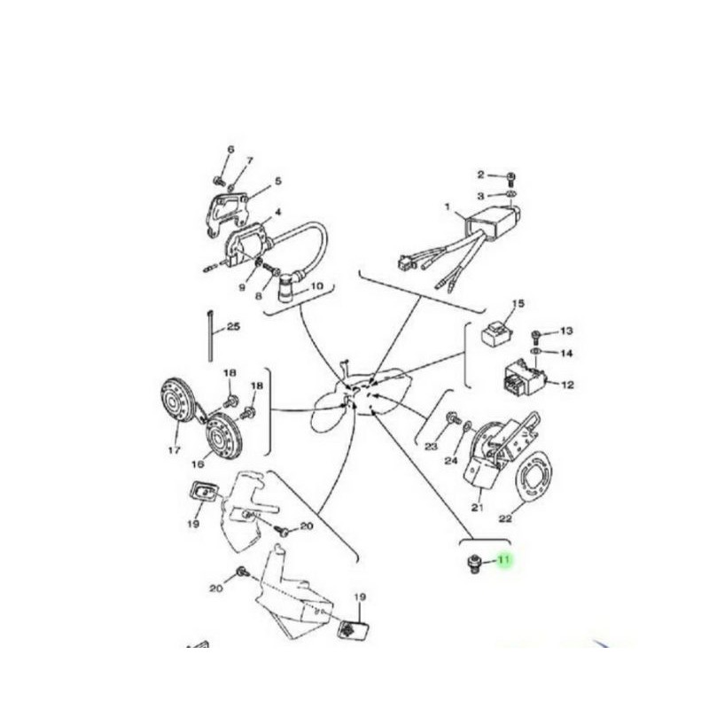 SWIT SWITCH NETRAL RX KING RXK RX K ASLI ORI YAMAHA 136 82540 03