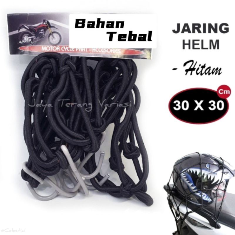 Jaring Helm Motor/Tali Jala Jok/Jaring Helm Jumbo/Jaring Helm Tebal