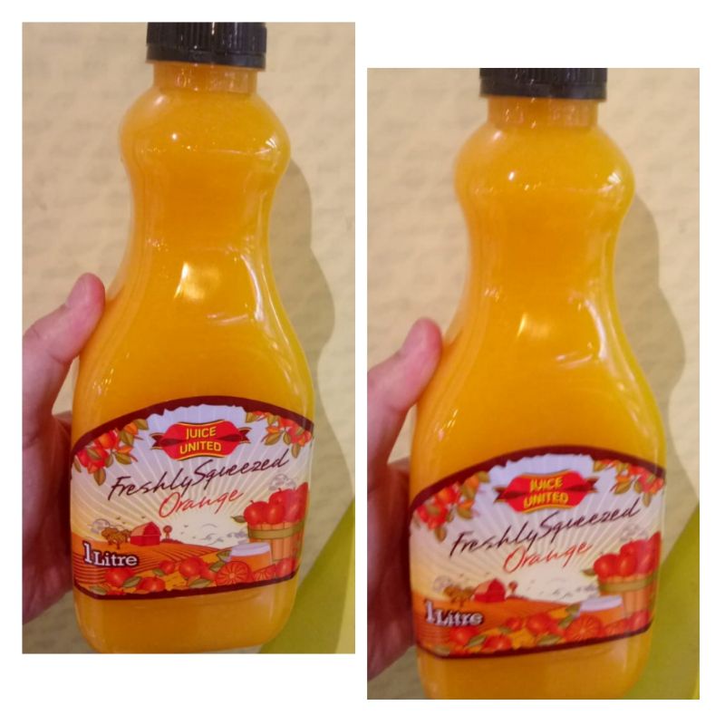 

Juice United minuman jus jeruk murni (tanpa pengawet) 1 liter