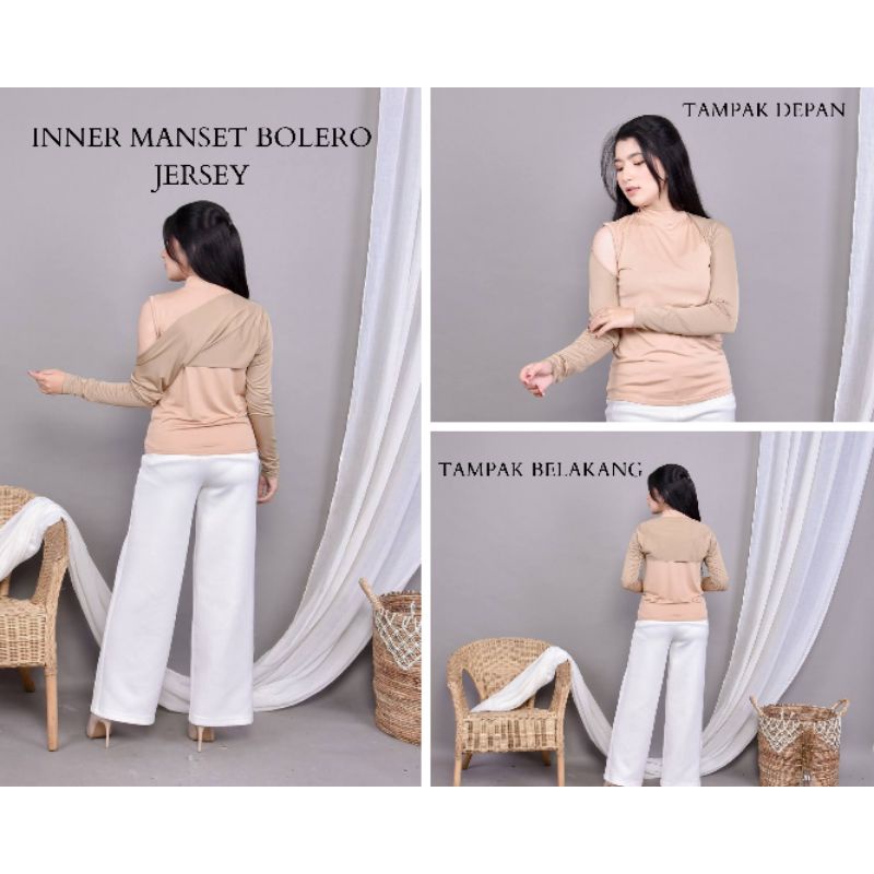 MANSET TANGAN BOLERO SAMBUNG MANSET ANTI MELOROT JERSEY