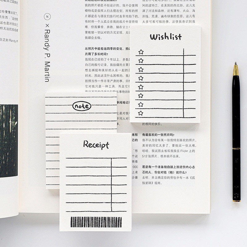 

Notes Memo Jadwal / Twilight Day Basic White Memopad
