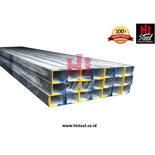 Besi Hollow Galvanis 49 X 49 X 1.10mm