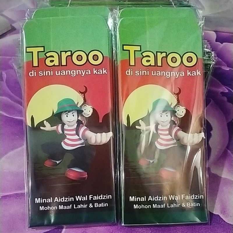 

amplop lebaran viral jumbo motif taro