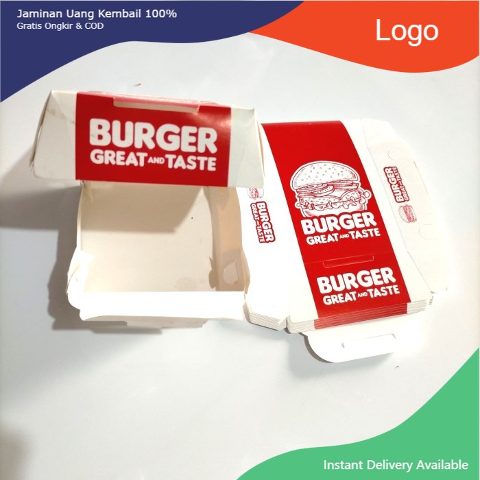 

Box Burger isi 10 lembar