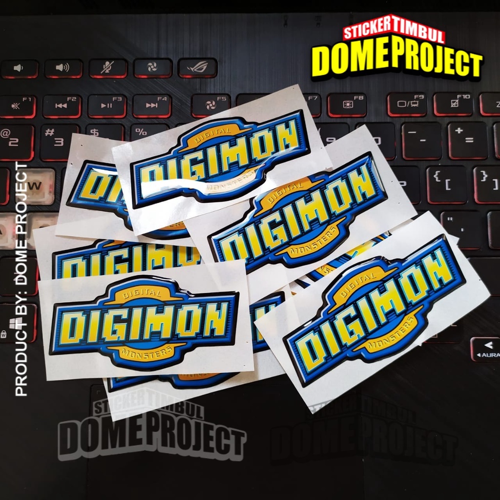 STIKER TIMBUL MOTOR ANIME DIGIMON EMBLEM STIKER TIMBUL STIKER MOBIL STICKER WATERPROOF STICKER AKSESORIS SEPEDA MOTOR