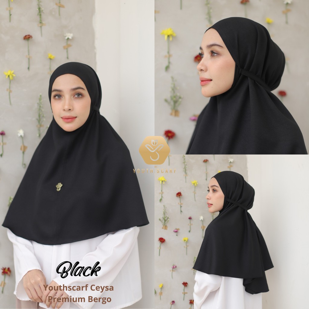 Youthscarf - Cesya Bergo - Moscrepe - jilbab instan - Jilbab bergo-2