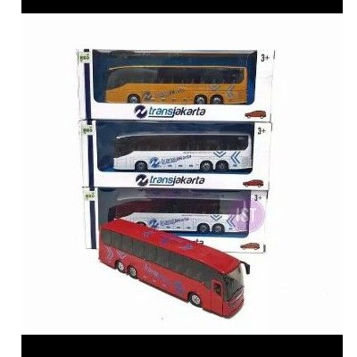 Mobil Bus Transjakarta ada lampu dan suara