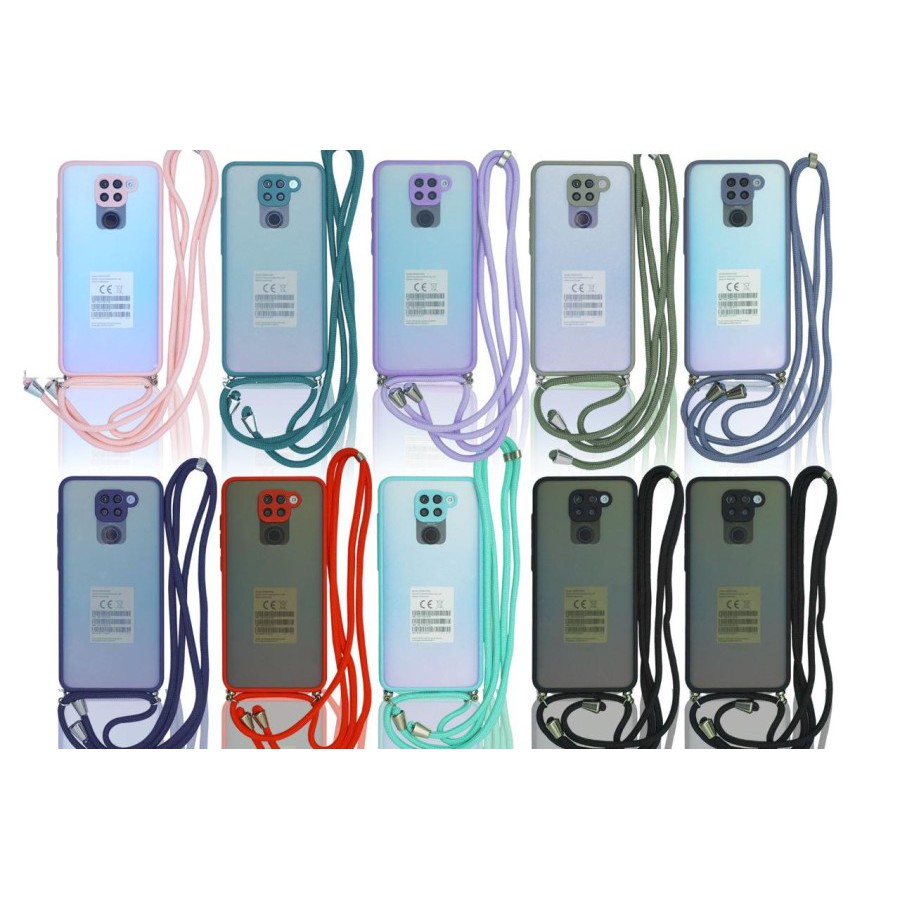 SOFT CASE TALI LAYNARD DOVE CANDY SLIM MATTE VIVO V20 , VIVO V20SE , VIVO V19/V17 , VIVO Y51 2020