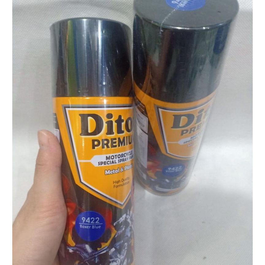 DITON Premium Pilok Pilox Cat Semprot - 9422 Boxer Blue / Biru Tua (400 cc / 400 ml)