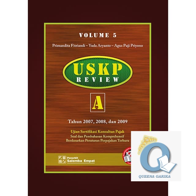 ORIGINAL  USKP REVIEW A VOLUME 5 ujian sertifikasi konsultan pajak salemba empat-0