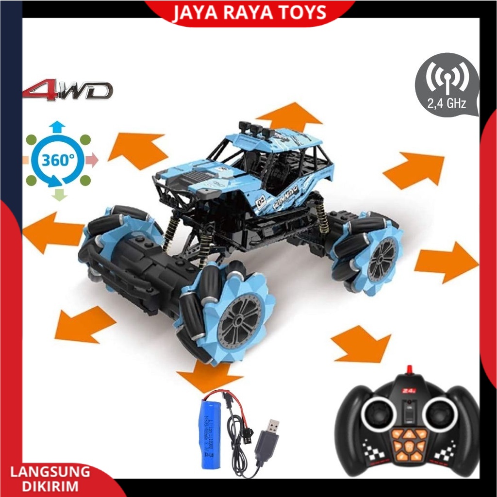 Mobil Remot Control Offroad Drift 4WD Driving Horizontal Dancing Car  2.4G SCALE 1-16 New EDITION