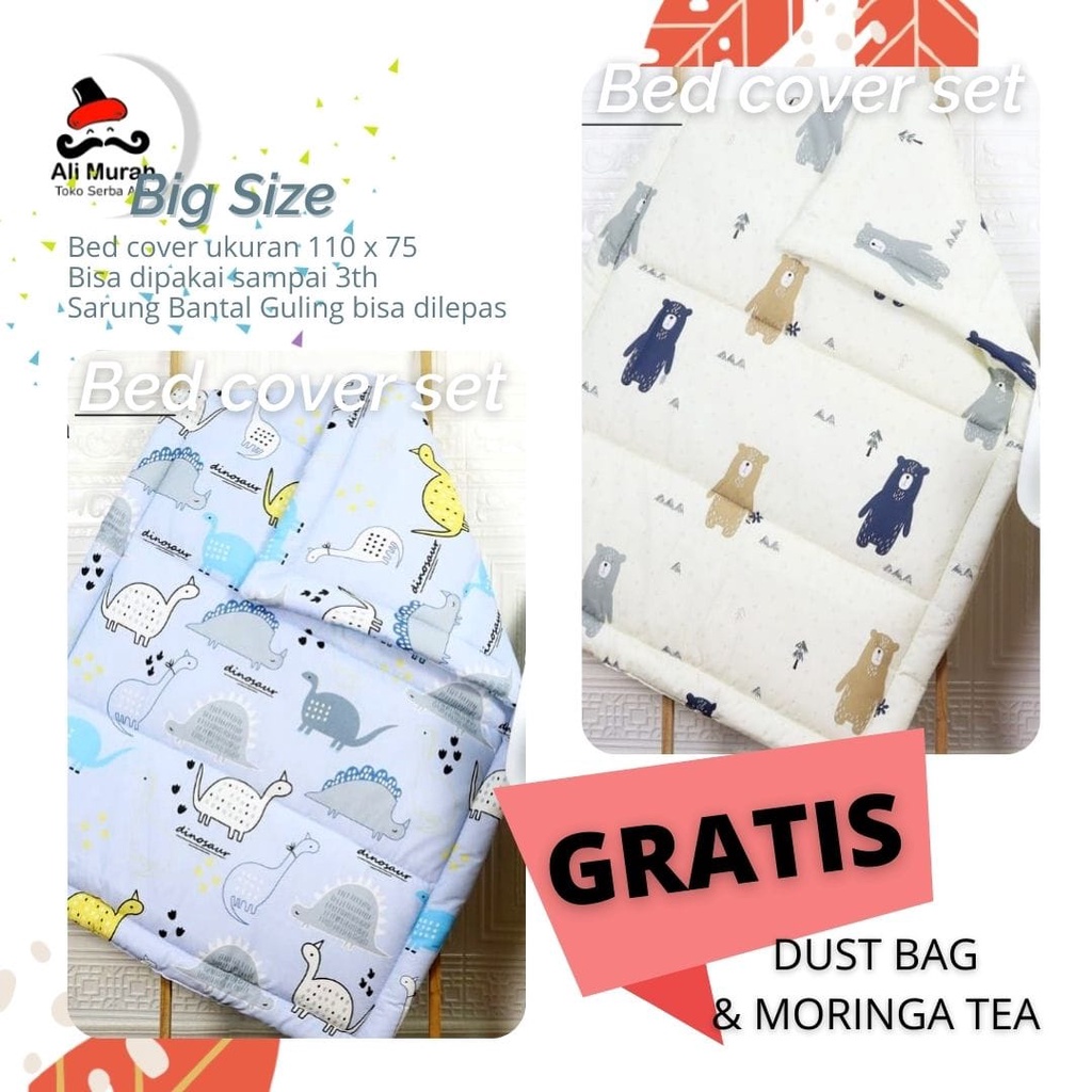 Jual Bedcover Bayi Set Lengkap Katun Lembut Motif Favorit ( Bed Cover ...