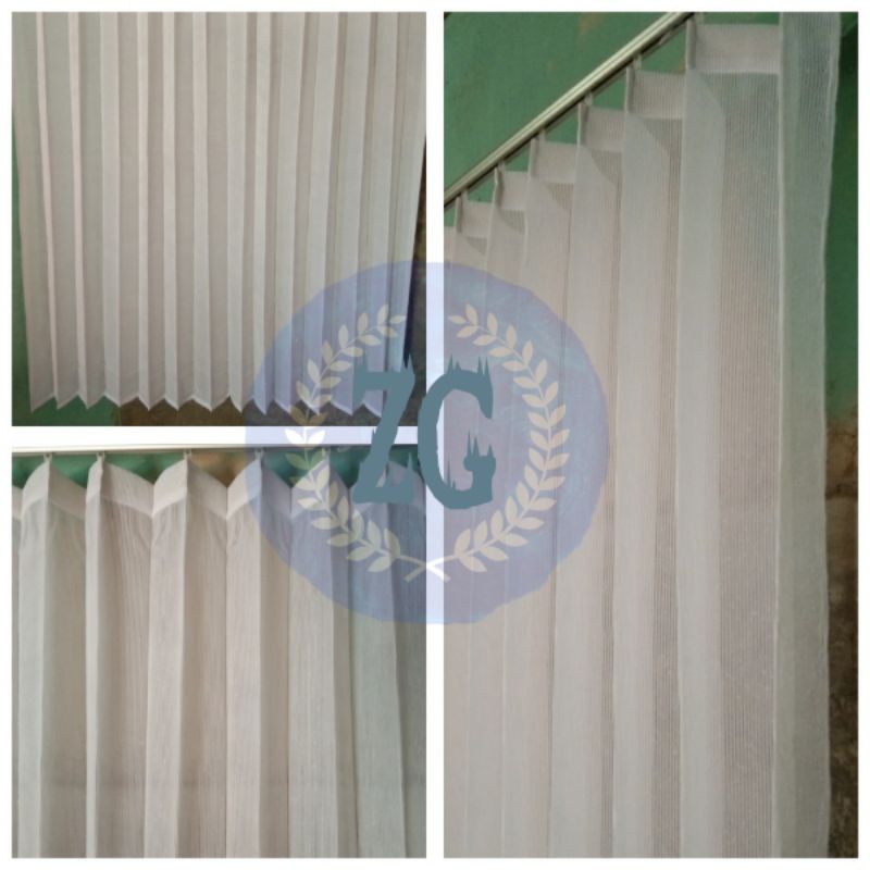 Vitrase polos Vitrase gorden Vitrase dalaman bahan tebal