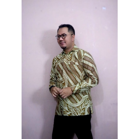 Kemeja Batik Dobby