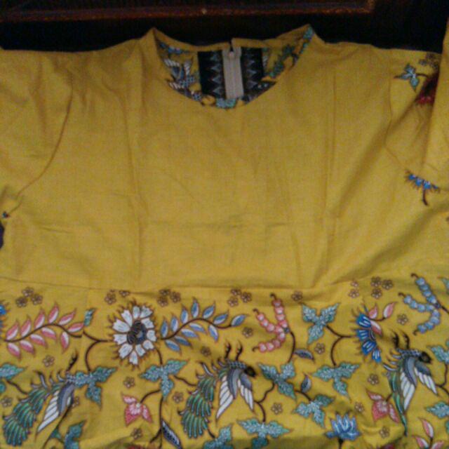 Tunik Batik - Ready Size S M L Xl Xxl 3xl 4xl 5xl 6xl 7xl 8xl