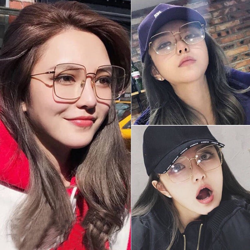 Kacamata Anti Radiasi Frame GF03  Wanita Korean Gaya Vintage Retro Pria / wanita Unisex ACC