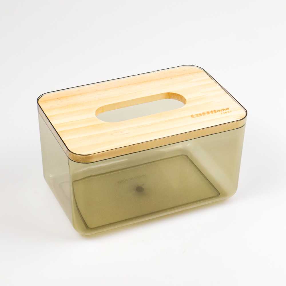 (100%BARANG ORI) TaffHOME Kotak Tisu Kayu Nordic Minimalist Tissue Box Small - ZJ011