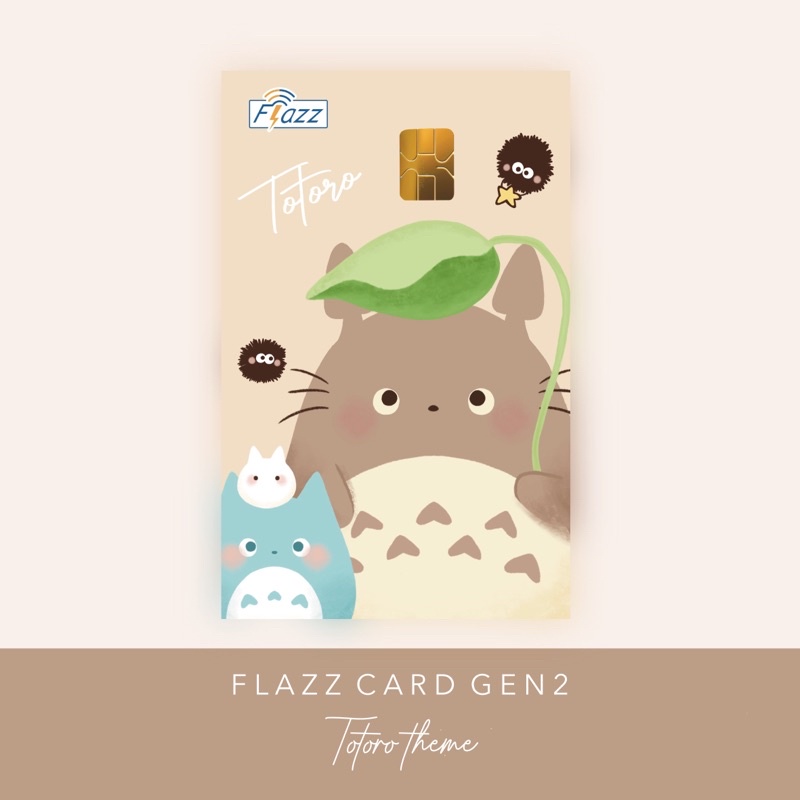 flazz card / e money my neighbor totoro studio ghibli