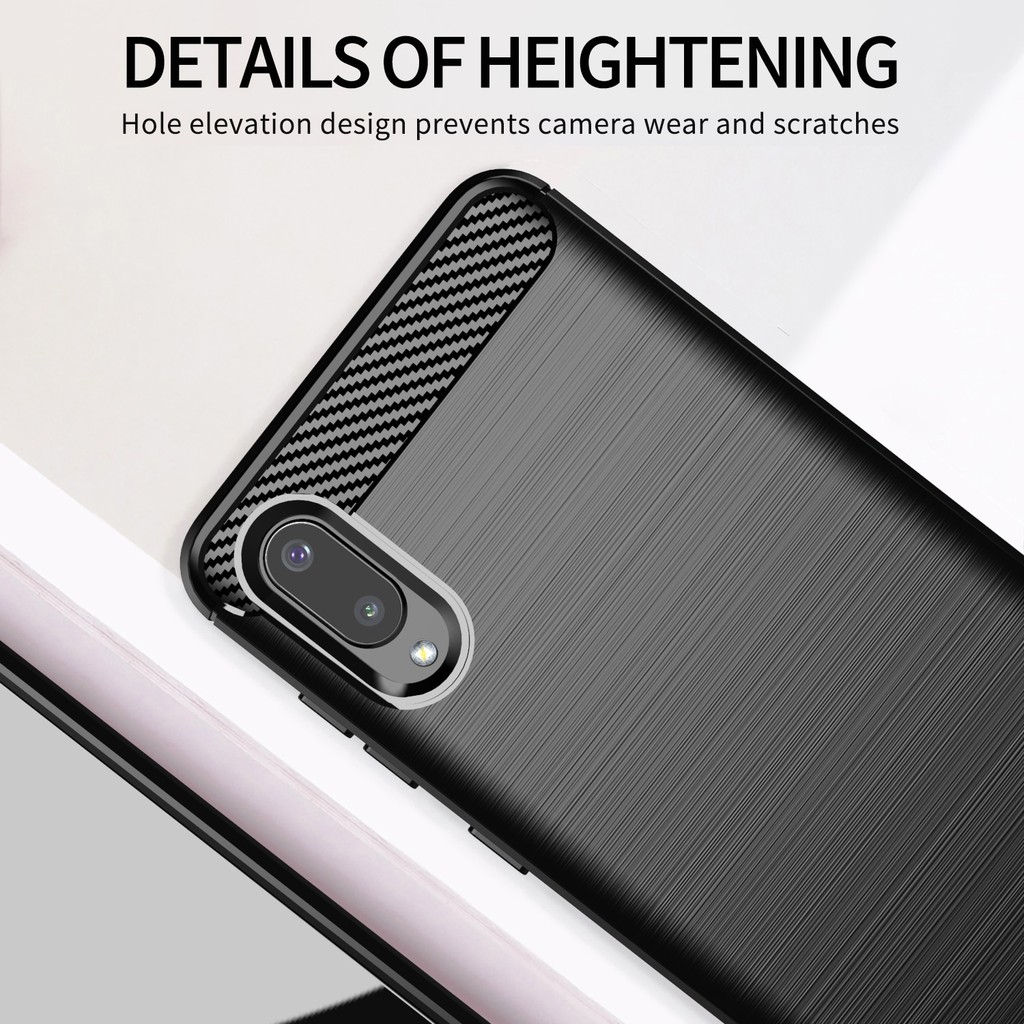 PAKET Case Samsung A02 2021 Ultra Slim Carbon Premium Casing + Tempered Glass Anti Gores Layar