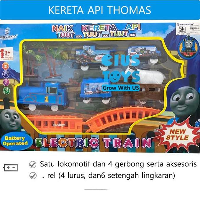 MAINAN KERETA API MOTIF THOMAS | KERETA THOMAS REL