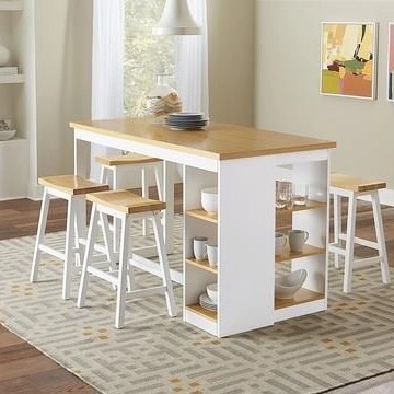 Kursi Makan Meja Bar - Meja Makan Set