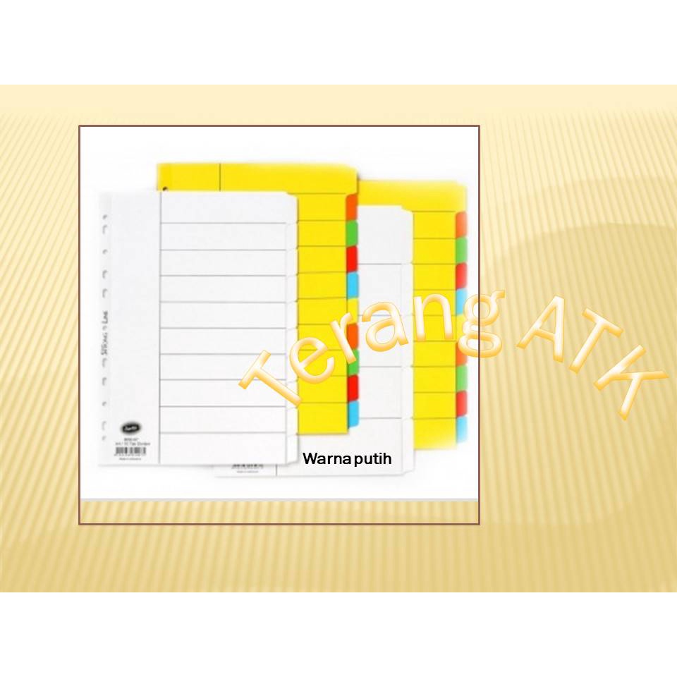 

Divider Bahan Karton Merek Bantex 6050