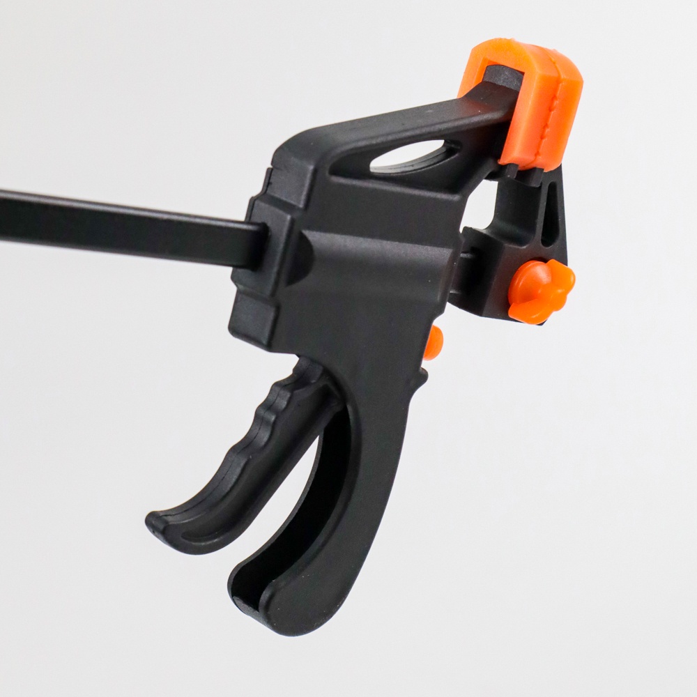 Squeeze Ratcheting Clamp Penjepit Kayu 4 Inch - T22106 - Black