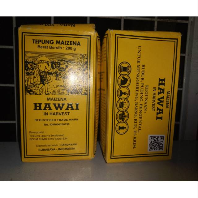 

HAWAI TEPUNG MAIZENA 200 GRAM