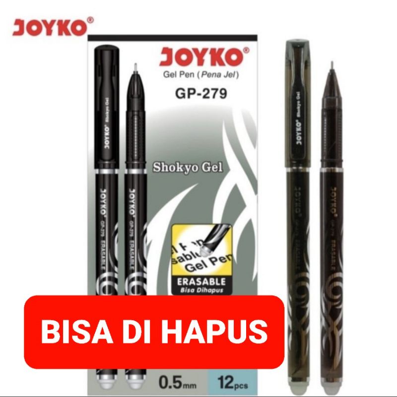 

Pulpen Joyko Erasable Gel Pen / Pulpen Bisa Dihapus JOYKO Shokyo GP-279 Murah