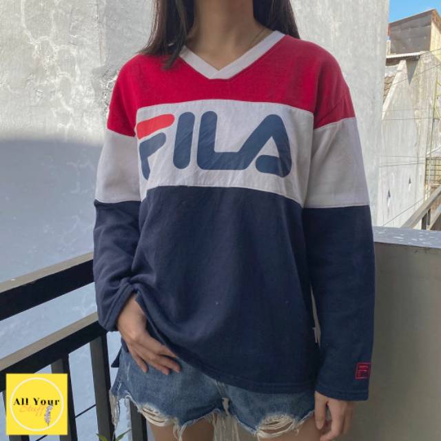 CREWNECK FILA | SWEATSHIRT FILA | THRIFT SWEATER