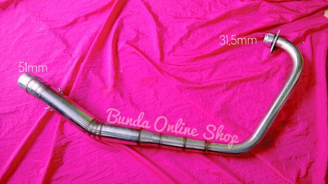 LEHER KNALPOT CLD RACING YAMAHA MIO J SOUL GT 150 200 CC