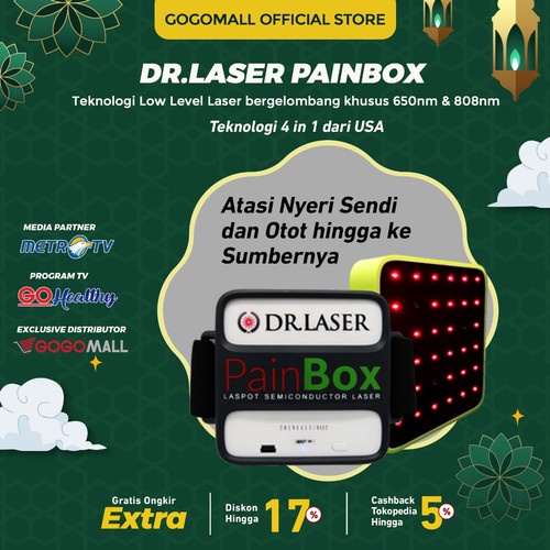 DR LASER PAINBOX TERAPI LASER SENDI LUTUT