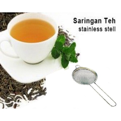 Saringan Teh Stainless Saringan Minyak Tepung Jamu Saringan Serbaguna