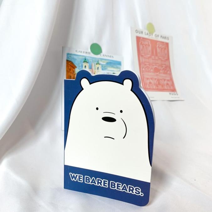 

notebook A6 we bare bears WBB termurah ready 3 karakter panpan icebear