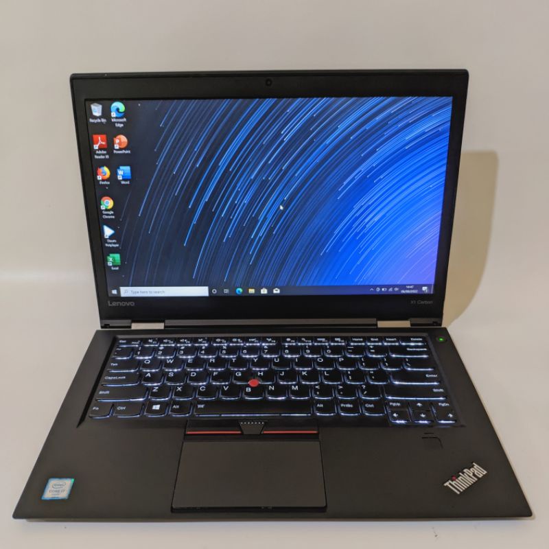 laptop ultrabook premium lenovo thinkpad x1 carbon - core i7 gen6 - ram 8gb ssd 256gb