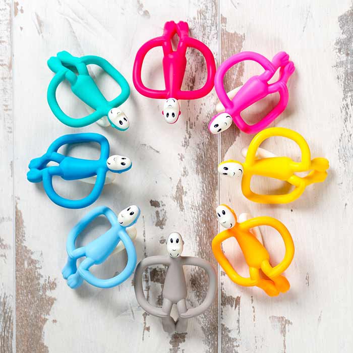 Matchstick Monkey Teether Baby Teething Toy Bayi Gigitan Gusi Anak Bayi Sikat Gigi Mainan Applicator-2