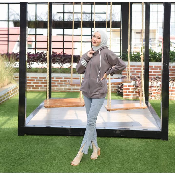 Sweater Wanita/Pria Keren Berkualitas Zopy Zipper hodie