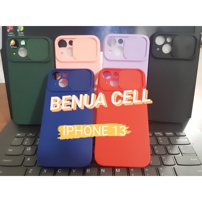 IPHONE 13 CASE SLIDE PLUS PELINDUNG KAMERA IPHONE 13 -BENUA DUNIA