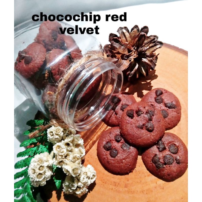 

kue cookies mini chocochip red velvet