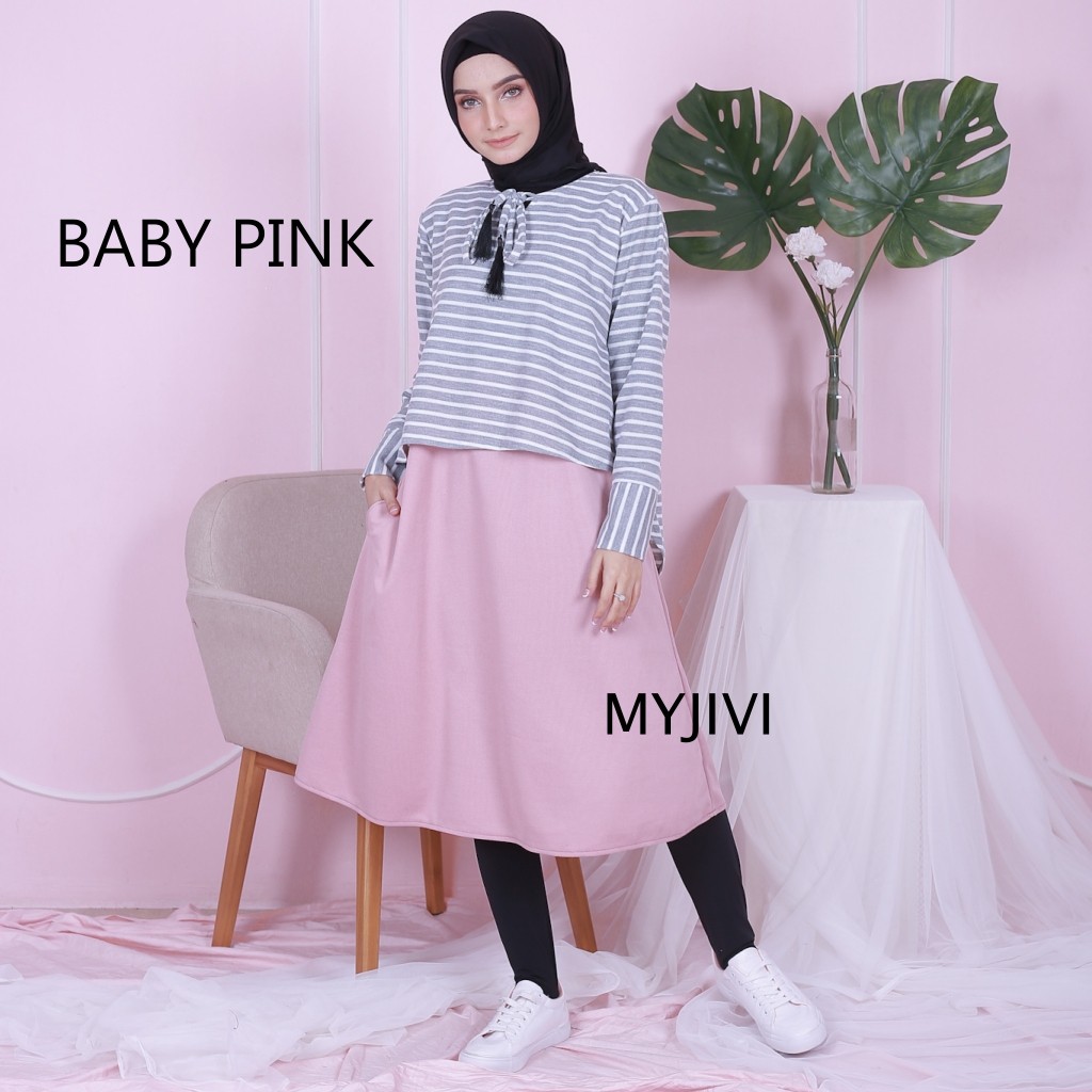 FELISHA MIDI DRESS EDISI STRIPE BY MYJIVI