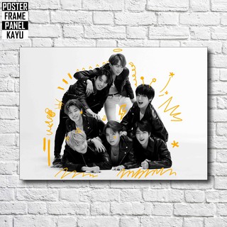 Poster BTS Map Of The Soul 7 Concept Photo Version 4 Frame