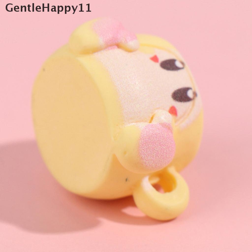 Gentlehappy 5Pcs / Set Mainan Miniatur Gelas Kartun Bahan Resin Untuk Aksesoris Rumah Boneka 1 / 12