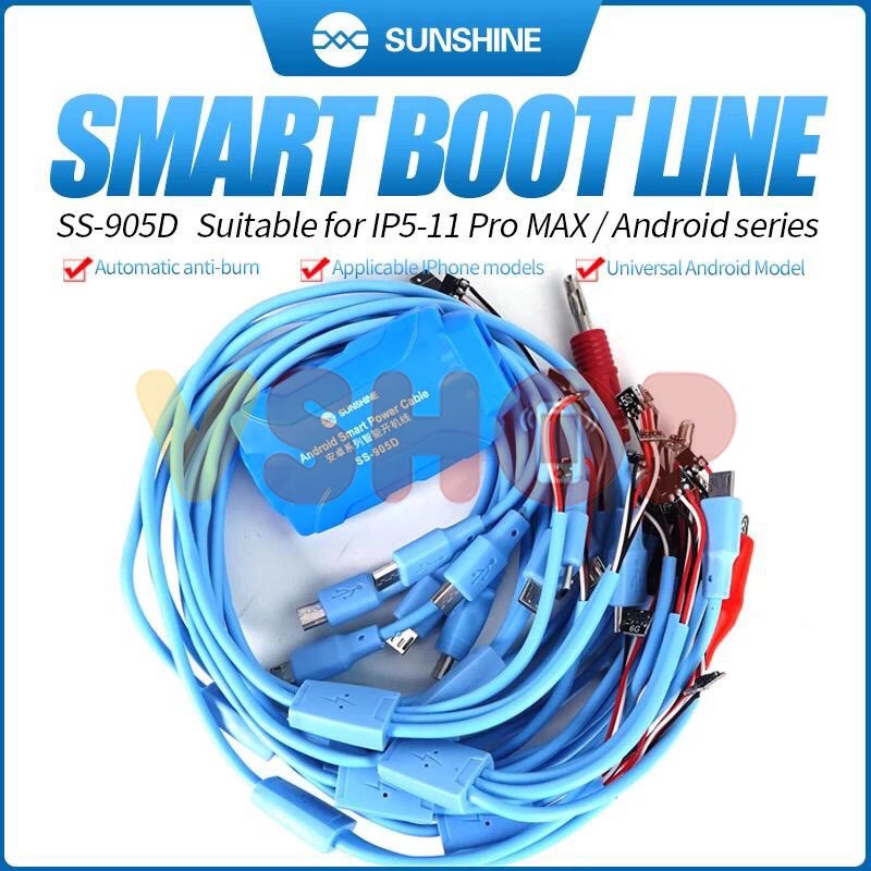 KABEL POWER SUPPLY SUNSHINE SS-905D ANDROID DAN IOS 5-14 PRO MAX