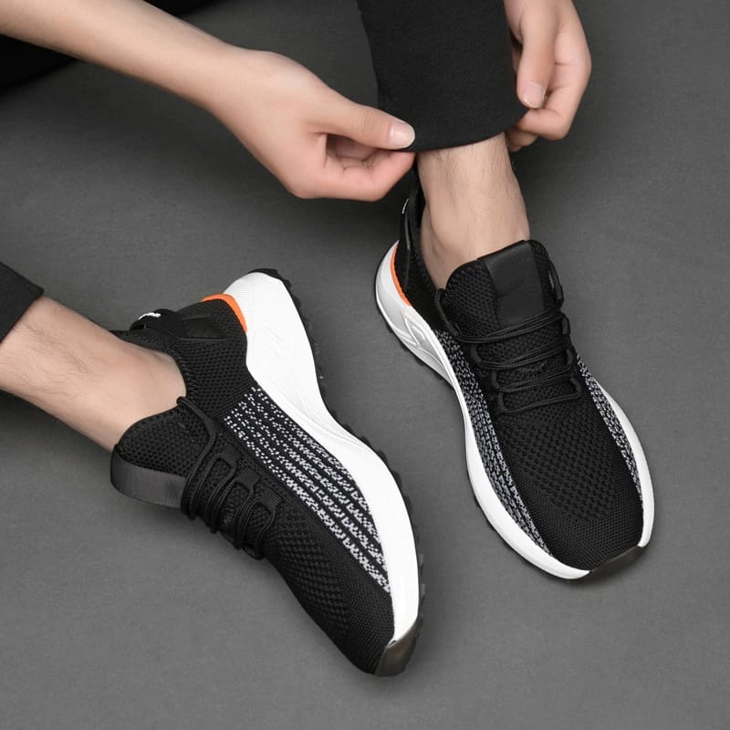 ♫ Megata ♫ S018 Sepatu Premium Sneakers Pria Korea Import Fashion Sport Olah Raga Jogging Gym