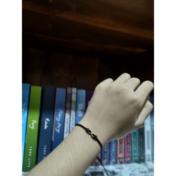 Gelang Infinity Bronze &amp; Silver gelang Tali WATERPROOF 1mm