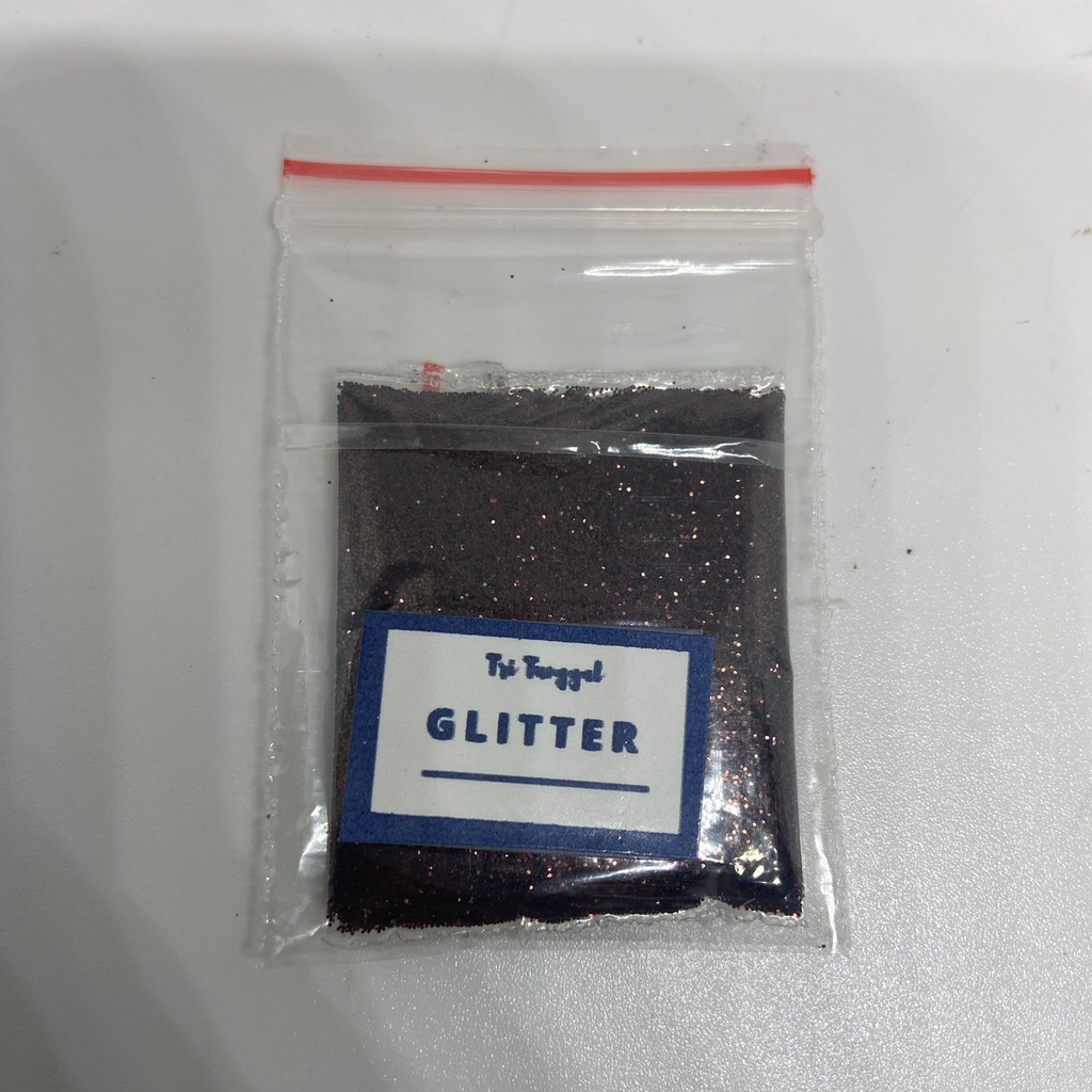 

Sparkle Glitter COKLAT Brown Cokelat 3gr 3gram Powder Serbuk Tabur Warna Warni Eceran Sablon Resin Pernak Pernik Hiasan Bubuk Padat DIY Kerajinan Kesenian Art Prakarya Seni Perlengkapan Bahan Craft Crafting Paint Painting Colour Color Tri Tunggal Malang