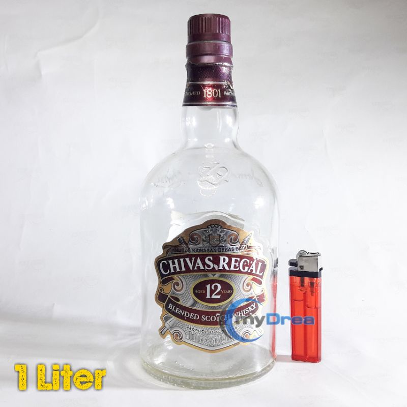 Botol Kosong Pajangan Minuman Chivas Regal No Box