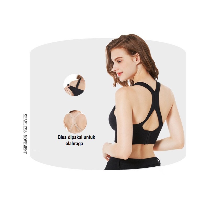 HANDSFREE BRA MENYUSUI NURSING BRA SPORT NURSING BRA SUPER COMFORT PREMIUM SEAMLESS 3135